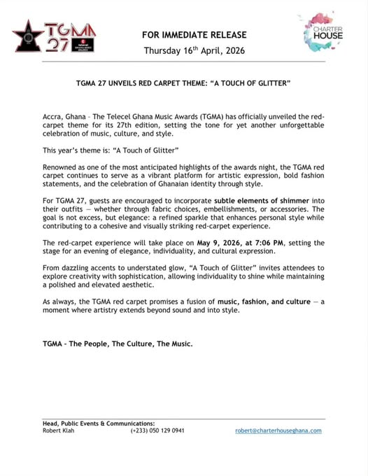 TGMA announces fashion-focused red carpet theme for 2026 edition TGMA announces fashion-focused red carpet theme for 2026 edition