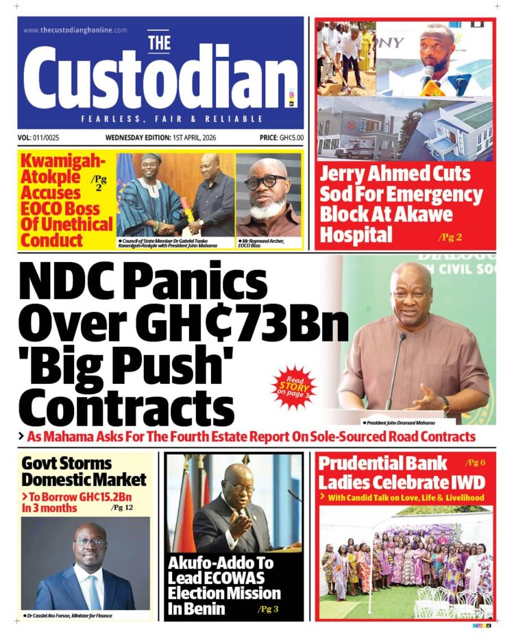 Today's front pages: Wednesday, April 1, 2026