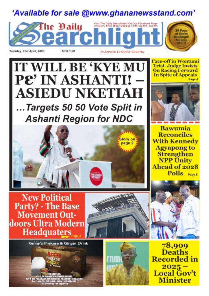 Today's Front pages: Tuesday, April 21, 2026