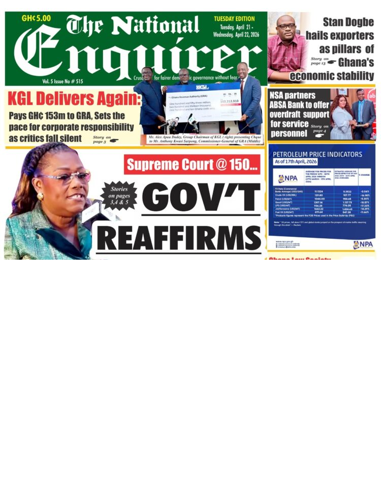 Today's Front pages: Tuesday, April 21, 2026