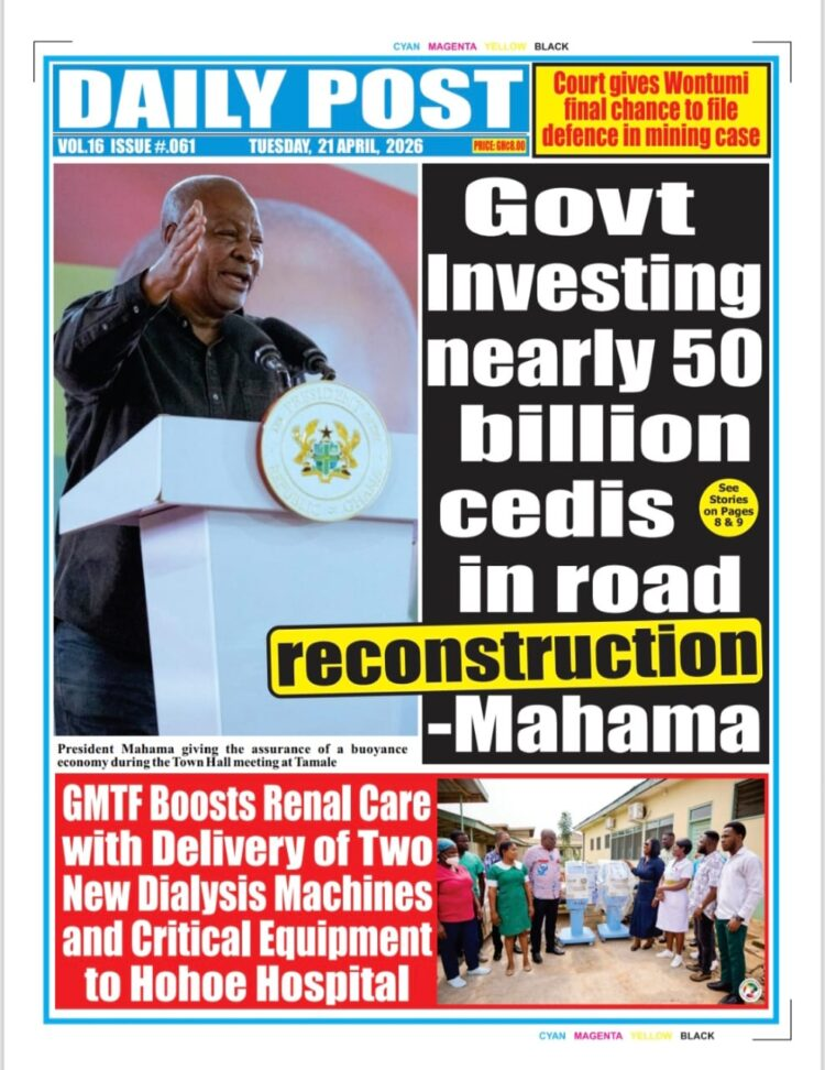 Today's Front pages: Tuesday, April 21, 2026