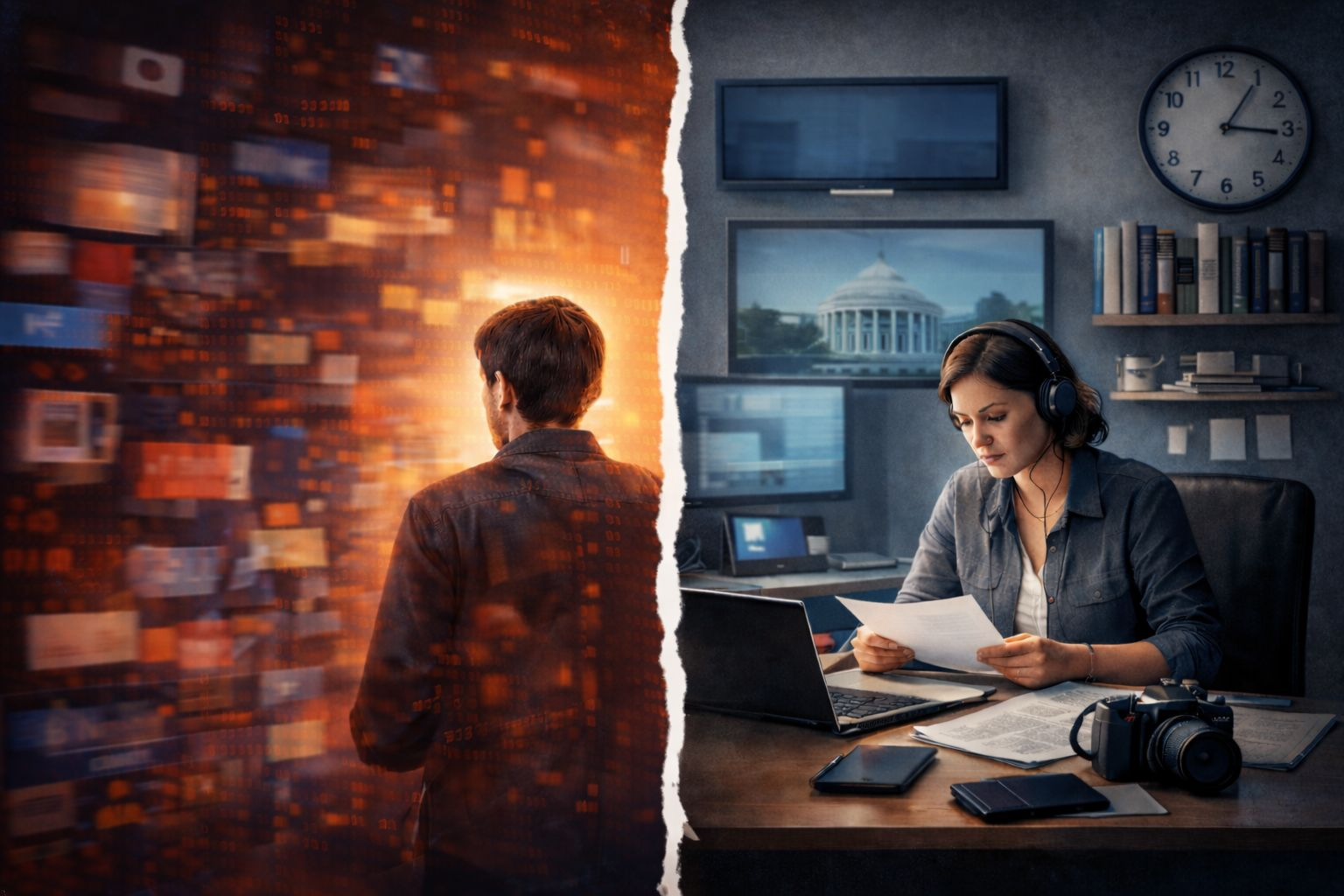 Journalism's Crucible: Rebuilding Trust in the Age of Instant, Divisive Information