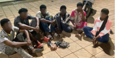 Police arrest 7 suspects, seize 40 wraps of suspected Indian hemp in Tamale