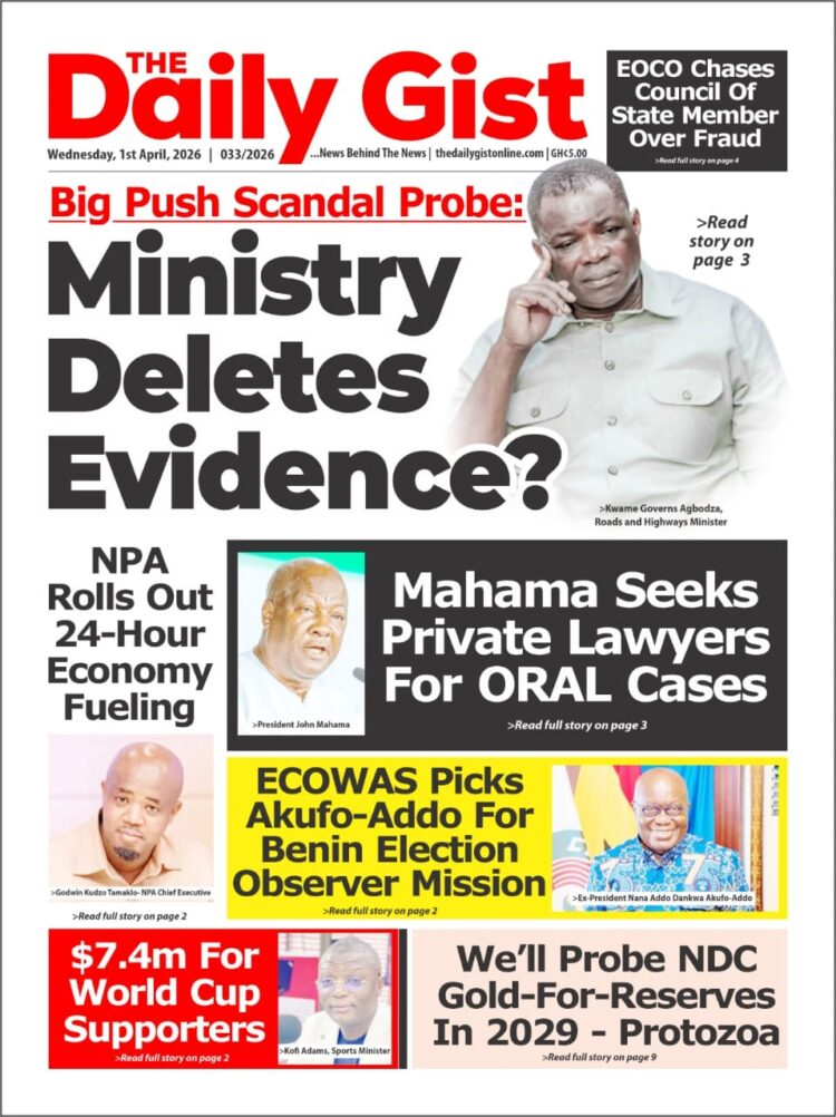 Today's front pages: Wednesday, April 1, 2026