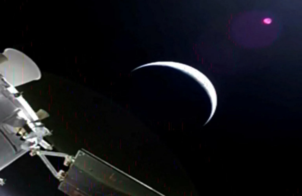 Artemis II leaves Earth’s orbit on track for far side of the Moon