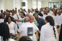 Photos: Mahama joins PIWC Trassaco congregation for thanksgiving service honouring Julius Debrah at 60