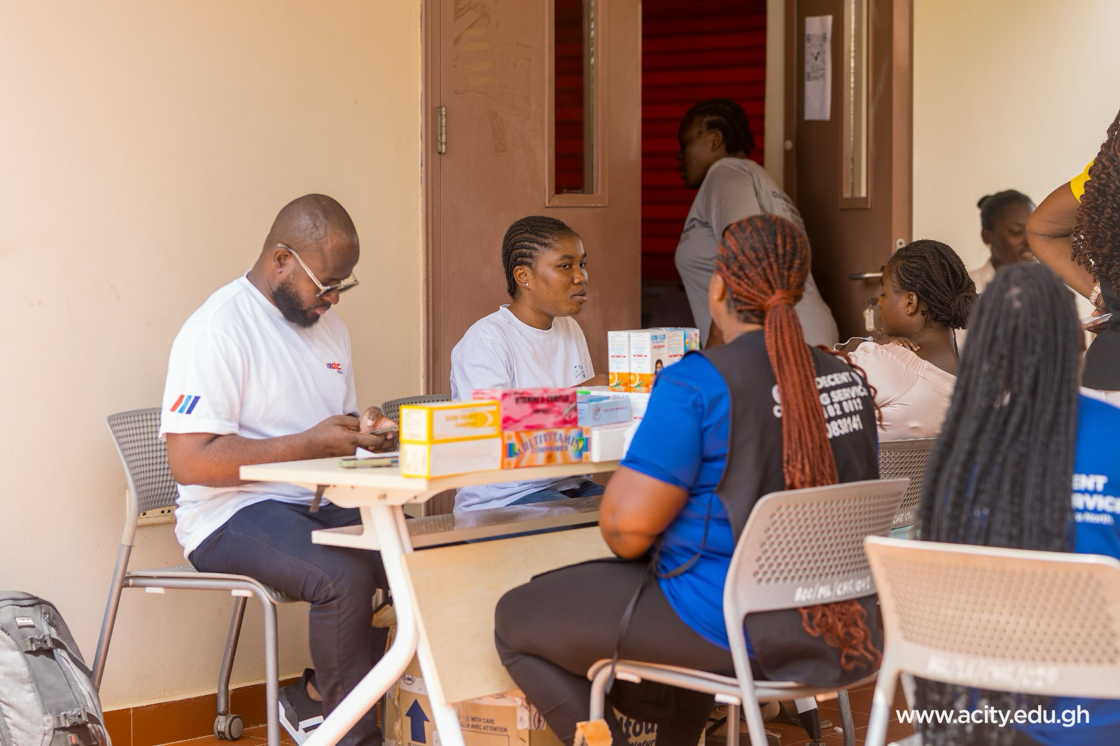 Academic City University offers free health screening to boost healthy living in Ga East