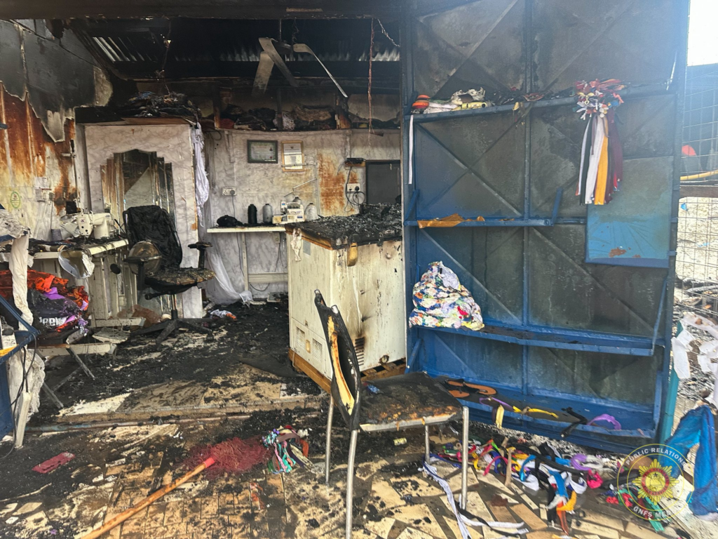 Fire destroys multiple structures at Anansekrom, La