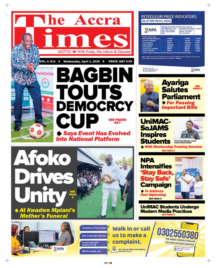 Today's front pages: Wednesday, April 1, 2026