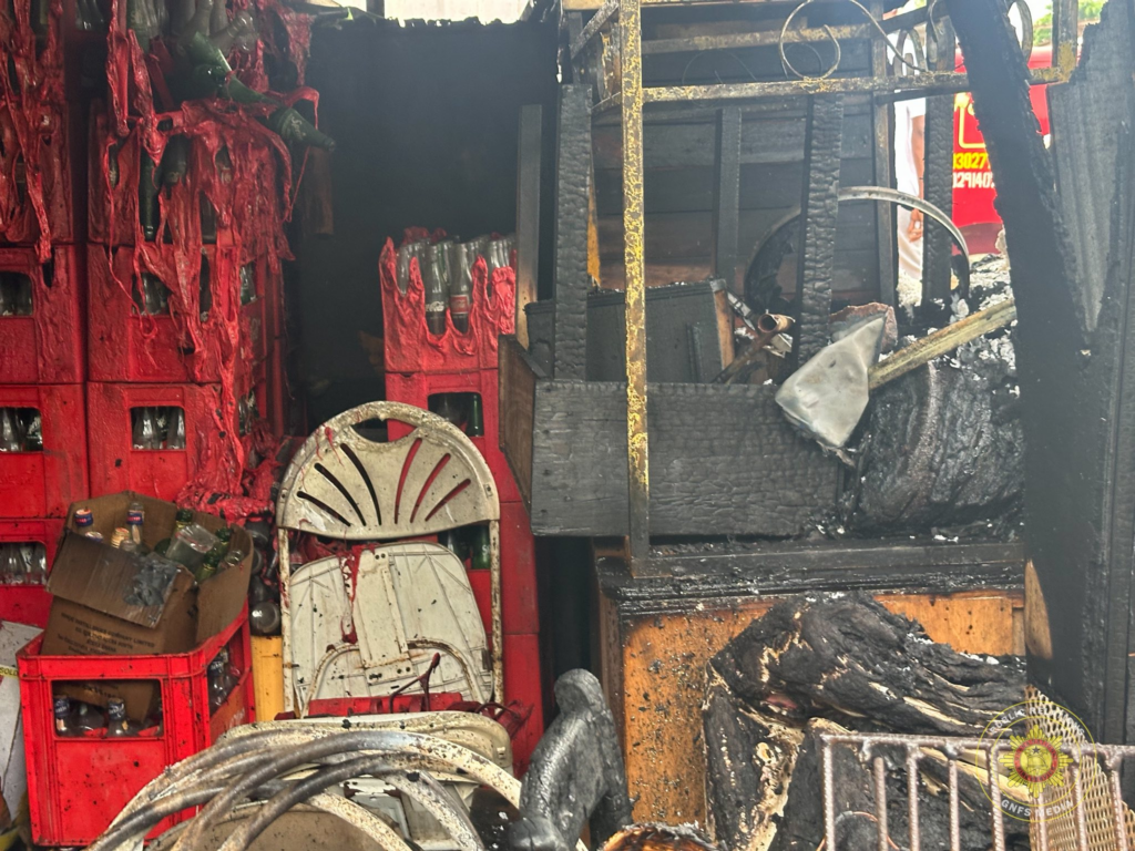 Fire destroys multiple structures at Anansekrom, La