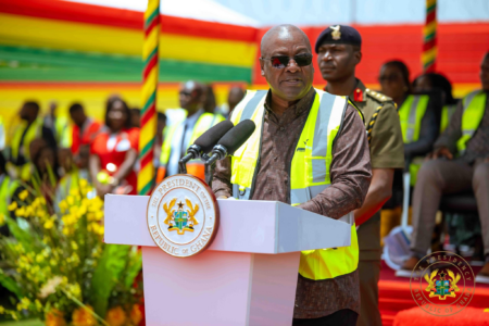 President Mahama cuts sod for new Airport concourse project to link terminal 2 and 3