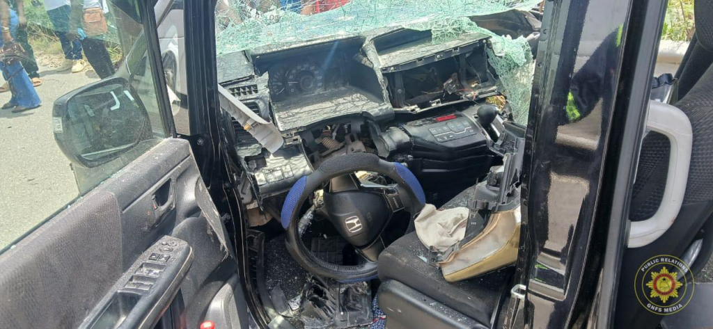 Seven injured in Okanta road crash at Suhum