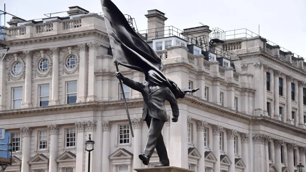 Banksy confirms he’s behind statue in...