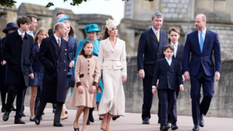 Royals attend Windsor Easter Sunday service