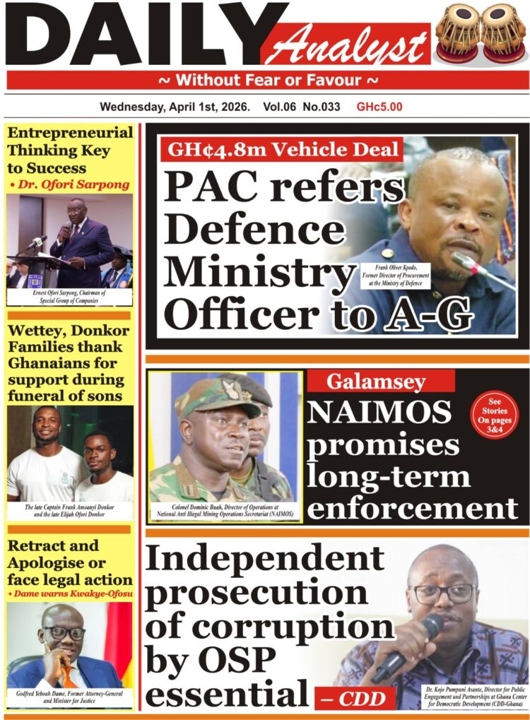 Today's front pages: Wednesday, April 1, 2026