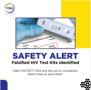 FDA warns of fake HIV test kits on Ghanaian market