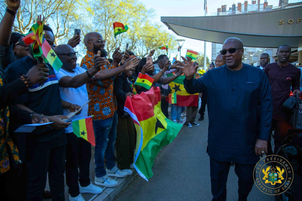 President Mahama arrives in Lyon to co-chair One Health Summit