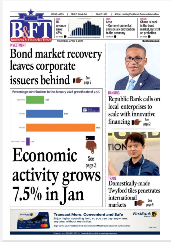 Today's Front pages: Thursday, April 9, 2026