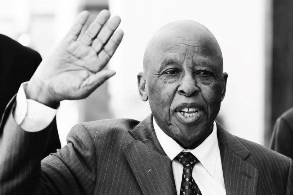 Former Botswana President Festus Mogae...