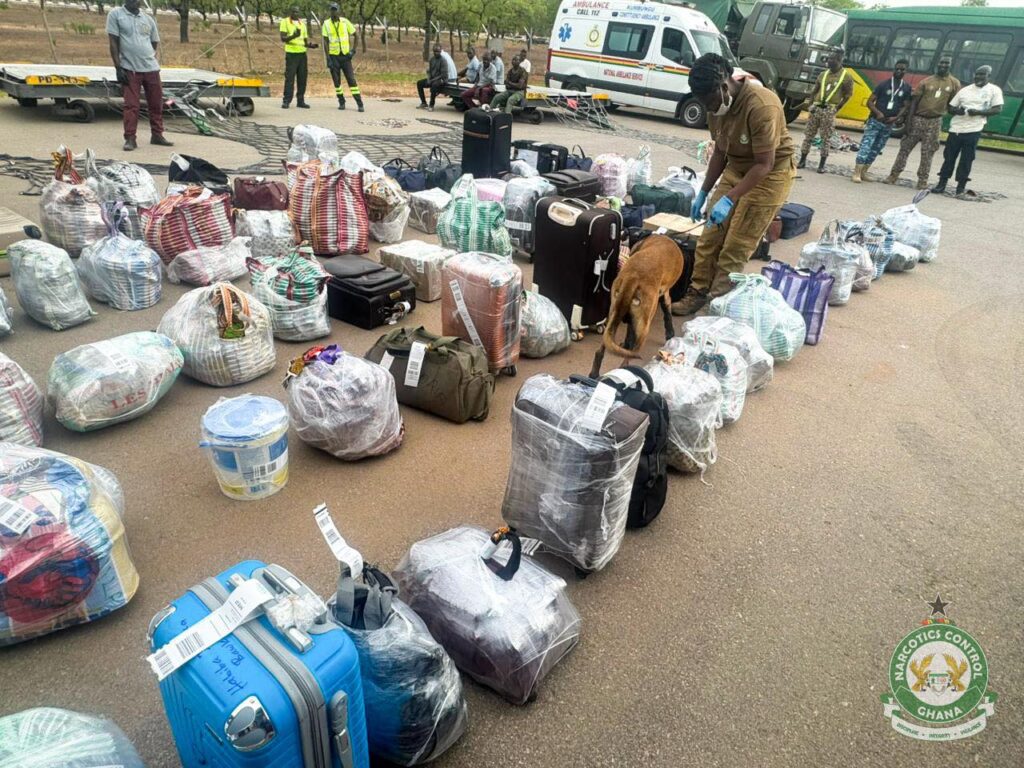 NACOC K9 Unit screens 430 Hajj pilgrims at Tamale Airport