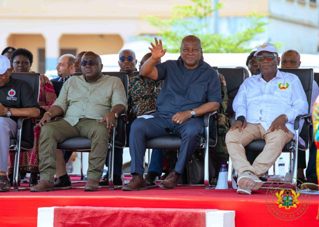 Photos: Mahama joins workers for 2026 May Day celebration at Jackson Park in Koforidua