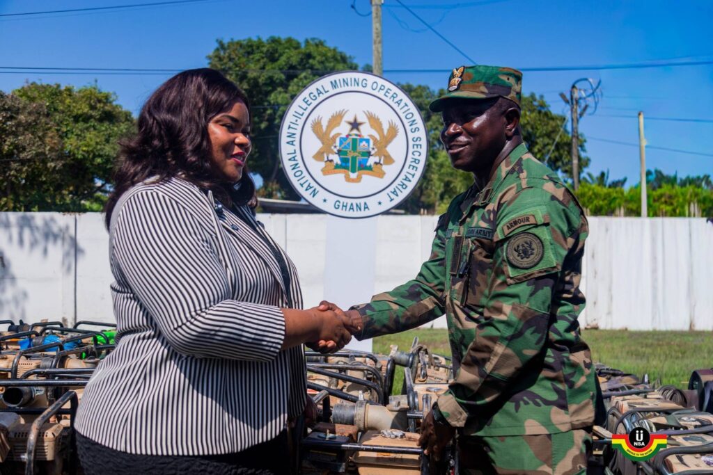 NAIMOS hands over 100 seized galamsey...