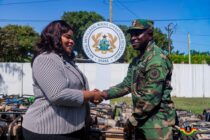 NAIMOS hands over 100 seized galamsey pumping machines to NSA for agriculture project