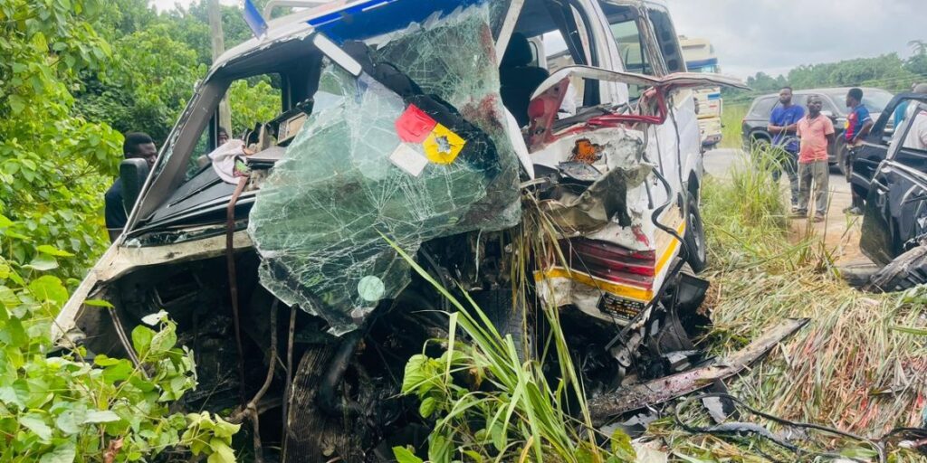 Three killed, 20 injured in crash on...