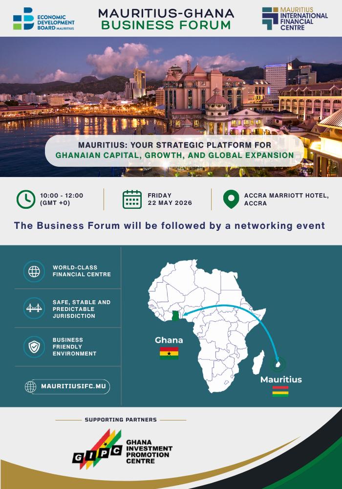 EDB Mauritius, GIPC bring high-level investment delegation to Accra