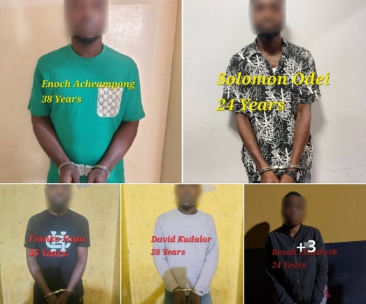 Seven suspects arrested in Eastern Region...