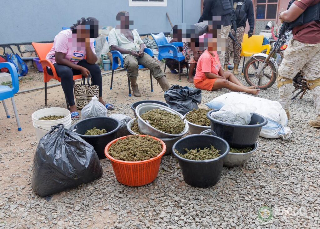 NACOC raids drug hotspots in Greater Accra and Oti regions; many people arrested in major weekend operation