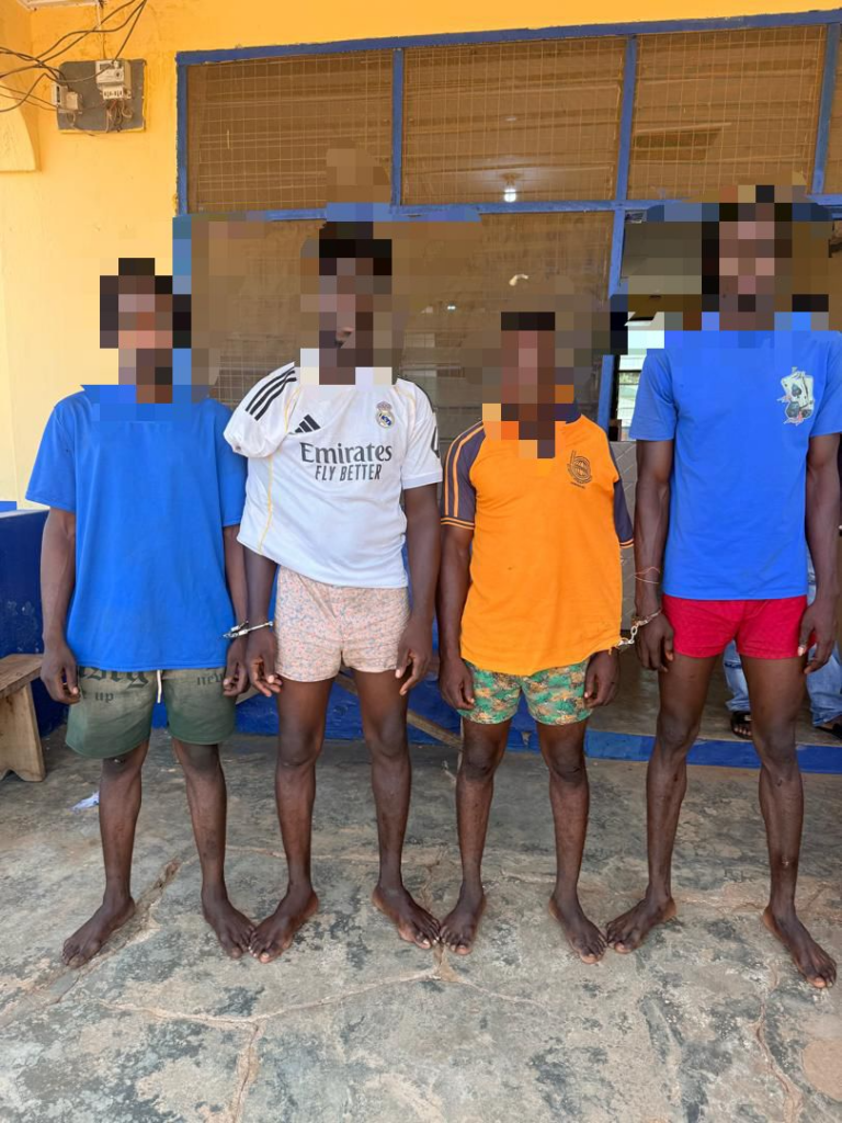 Four suspects remanded in prison over Wenchi GH¢200K robbery