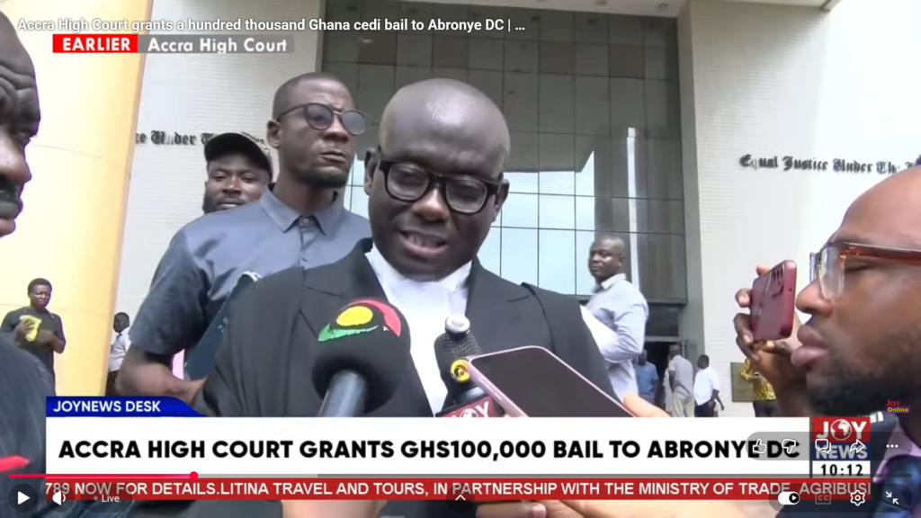 Former Attorney-General condemns Abronye...