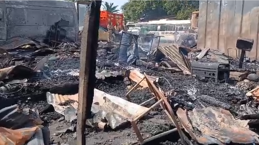 GNFS fully contains Suame Magazine fire, one woman dead, several properties destroyed