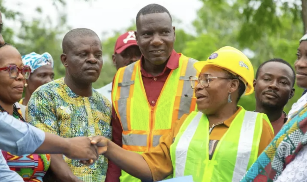 South Tongu DCE hands over sites for educational infrastructure projects
