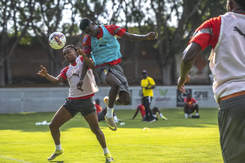 Black Stars train in Puebla for Mexico...