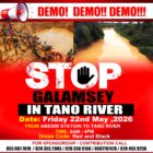 Abesim youth to demonstrate against galamsey activities in Tano River