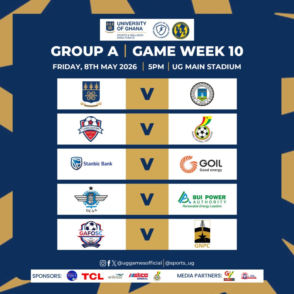 UGCFL Season 2: Group A match week 10...