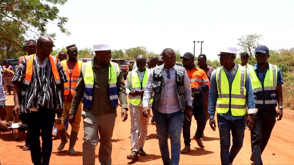 Roads minister tours long-neglected...