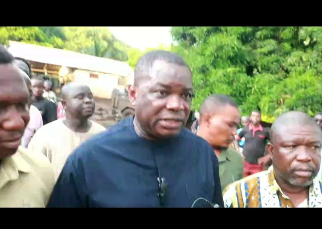 Agbodza visits Adaklu-Helekpe mudslide victims, calls for urgent environmental action