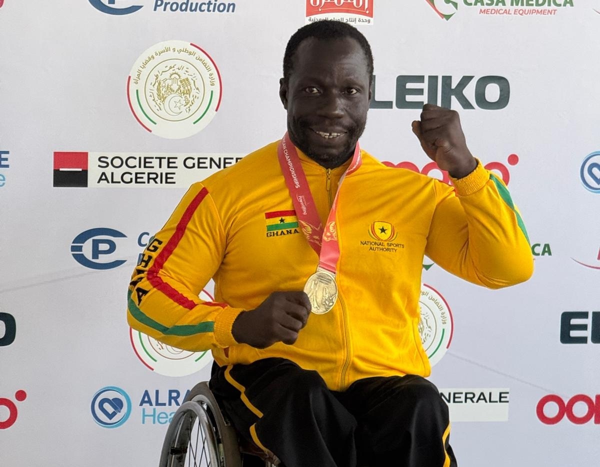 Ghana’s Isaac Obeng clinches bronze at Oran World Para Powerlifting 2026