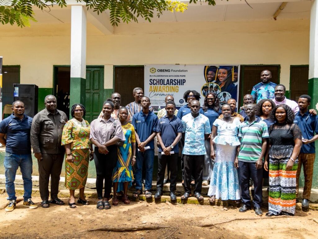 Obeng Scholarship Foundation awards university scholarships to 2 former KASSTECH NSMQ participants