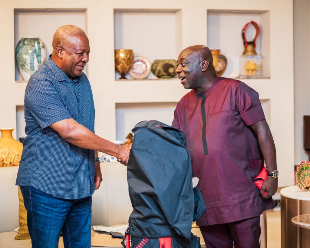 John Mahama receives customized set of...