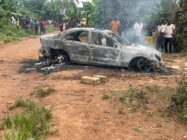 Angry youth set properties ablaze after a shooting incident at Deti in Volta Region