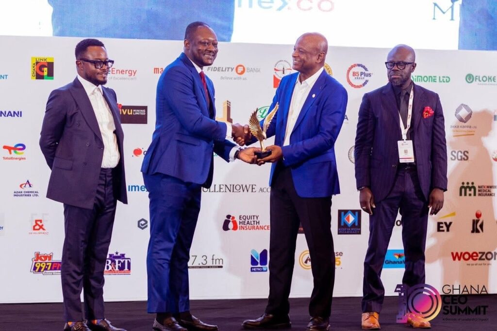 TOR MD Receives Award for Public Sector Leadership at 10th Ghana CEOs Summit