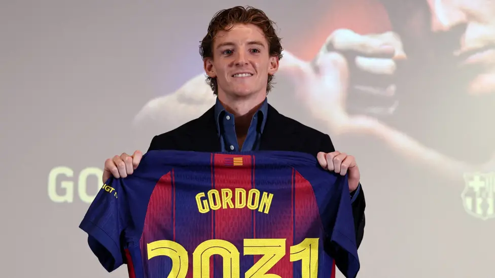 Barcelona move a dream for Gordon ‘since he was three’
