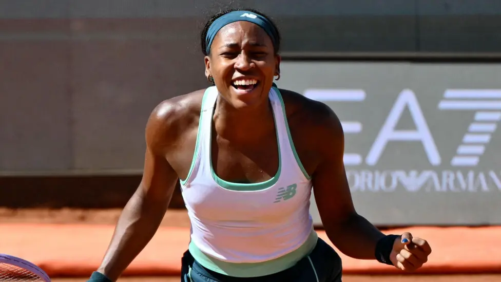 Resolute Gauff avoids Rome exit – but must improve