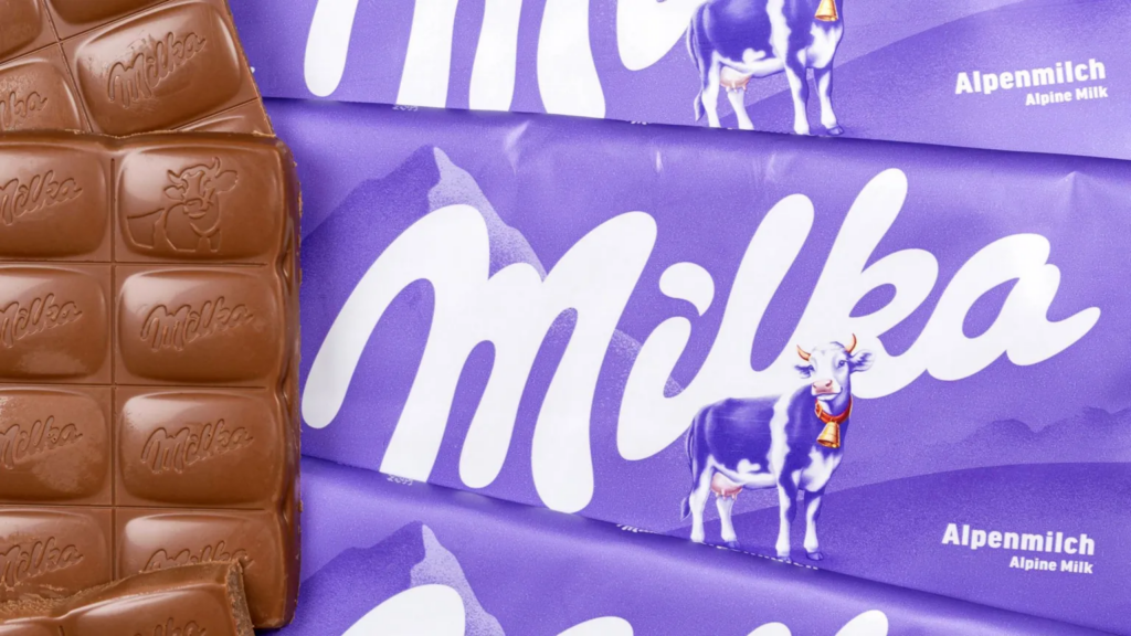 Shrinking Milka chocolate bar tricked...