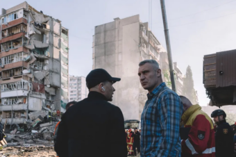 Rescuers pull dead from rubble of Kyiv flats after massive Russian strikes