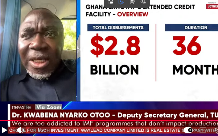 Ghana still follows IMF programme that does not promote production - Dr Nyarko Otoo